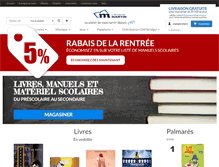 Tablet Screenshot of librairiemartin.com